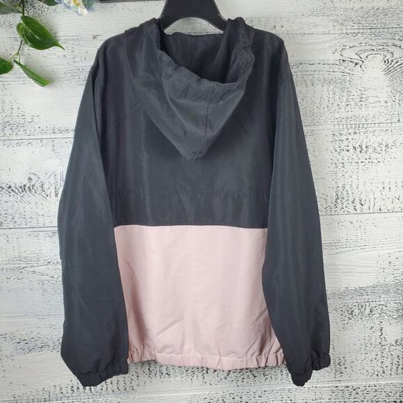 La Famillia MMXIV Anorak Jacket Black Pink Colorblock Jacket Size Large - Picture 4 of 8